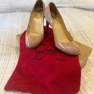 Authentic Christian Louboutin Nude heels